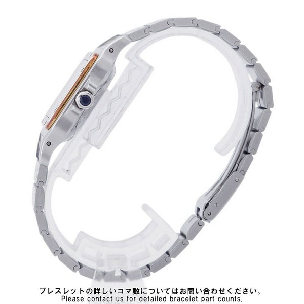 カルティエ サントスガルベ LM Cartier 腕時計 白文字盤