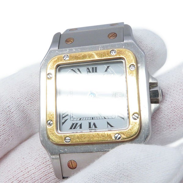 カルティエ サントスガルベ LM Cartier 腕時計 白文字盤