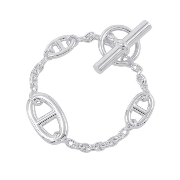 エルメス ブレスレット シェーヌダンクル ファランドール SV925シルバー サイズXS H104567B HERMES ジュエリー