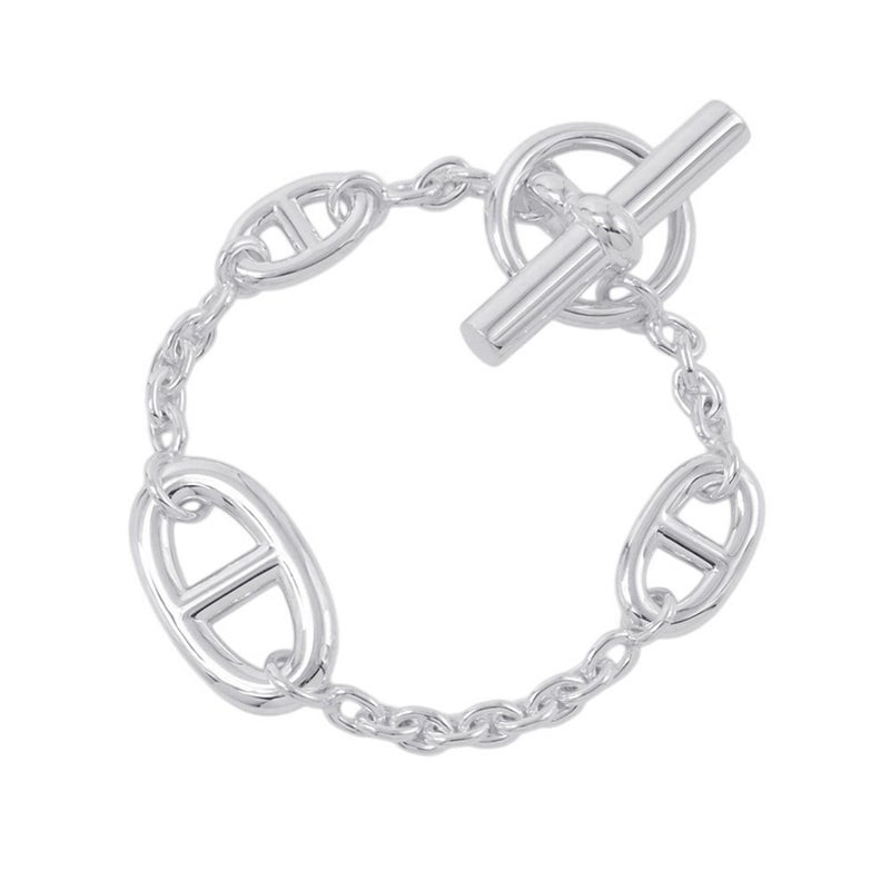 エルメス ブレスレット シェーヌダンクル ファランドール SV925シルバー サイズXS H104567B HERMES ジュエリー