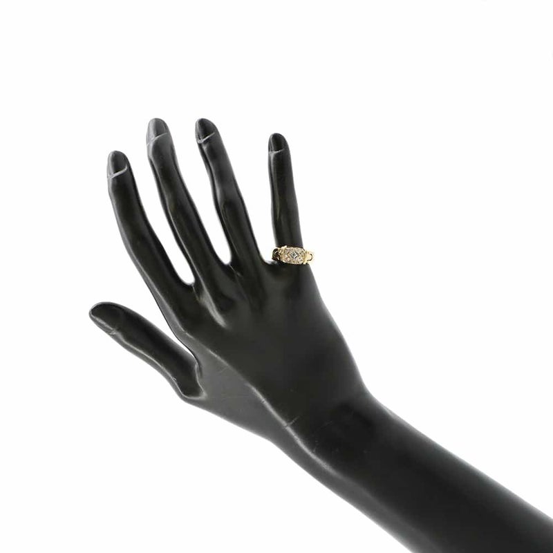 ブルガリ リング チェルティカ ダイヤモンド K18YGイエローゴールド リングサイズ9号 BVLGARI ジュエリー