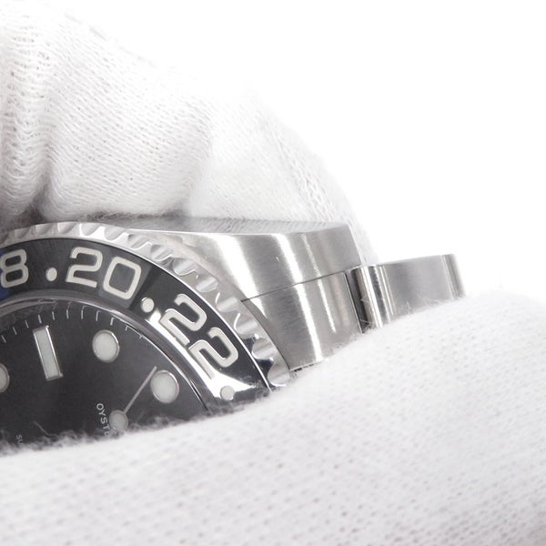 ロレックス GMTマスター2 デイト ランダムシリアル ルーレット 116710BLNR ROLEX 腕時計 黒文字盤