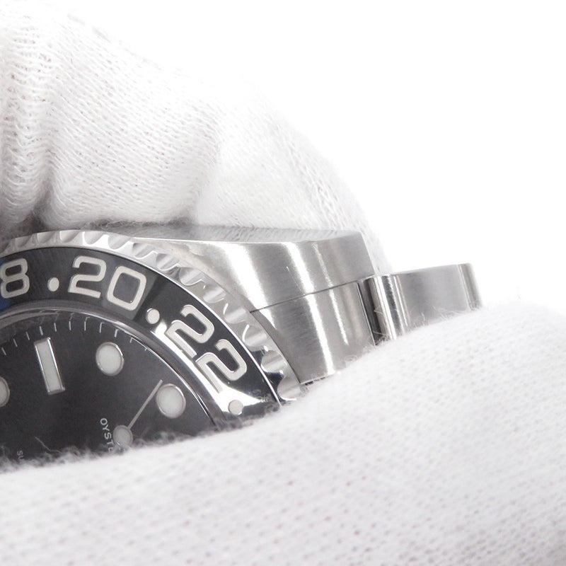 ロレックス GMTマスター2 デイト ランダムシリアル ルーレット 116710BLNR ROLEX 腕時計 黒文字盤