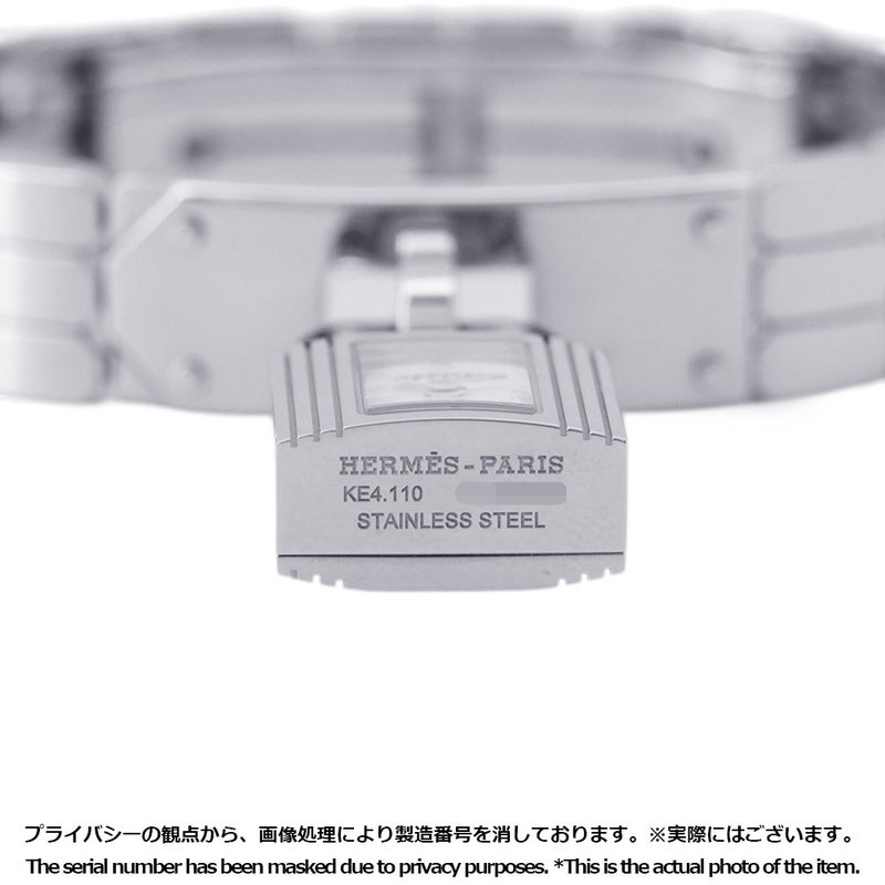 エルメス ケリーウォッチ KE4.110 HERMES 腕時計 スパークリングホワイトラッカー文字盤