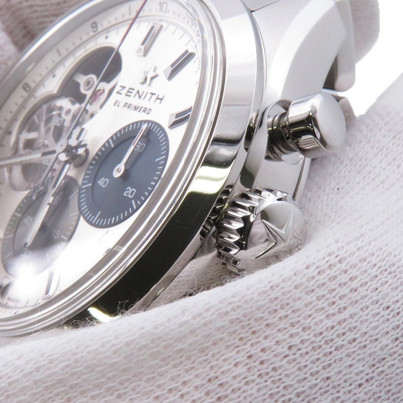 ゼニス クロノマスター オープン 03.3300.3604/69.M3300 ZENITH 腕時計 シルバー文字盤