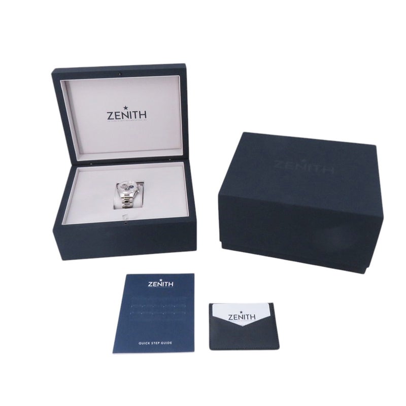 ゼニス クロノマスター オープン 03.3300.3604/69.M3300 ZENITH 腕時計 シルバー文字盤