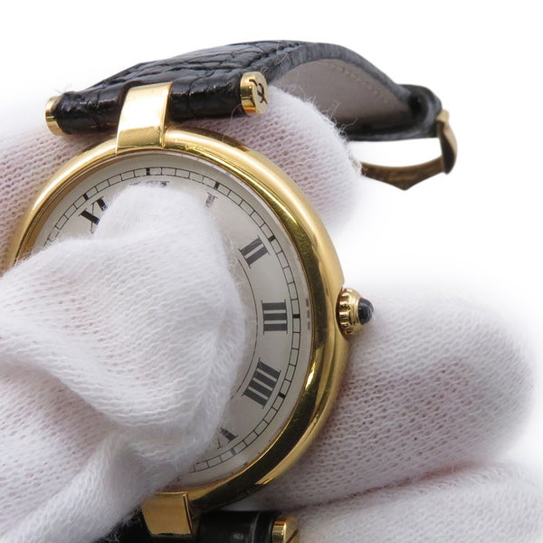カルティエ ヴァンドーム ルイ LM 881001 Cartier 腕時計 ホワイト文字盤