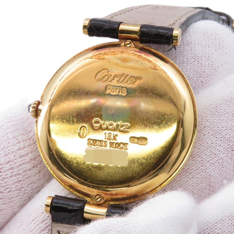 カルティエ ヴァンドーム ルイ LM 881001 Cartier 腕時計 ホワイト文字盤