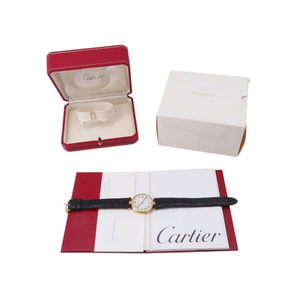 カルティエ ヴァンドーム ルイ LM 881001 Cartier 腕時計 ホワイト文字盤