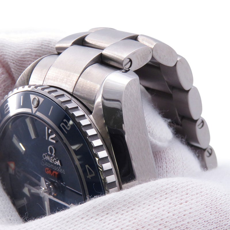 オメガ シーマスター プラネットオーシャン 600M GMT 232.90.44.22.03.001 OMEGA 腕時計 ブルー文字盤