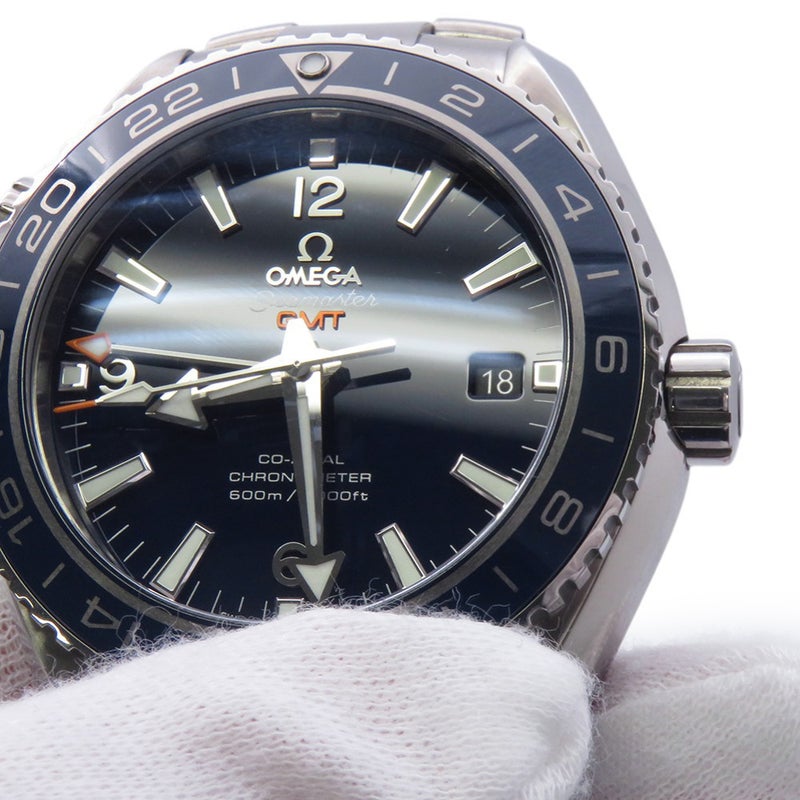 オメガ シーマスター プラネットオーシャン 600M GMT 232.90.44.22.03.001 OMEGA 腕時計 ブルー文字盤