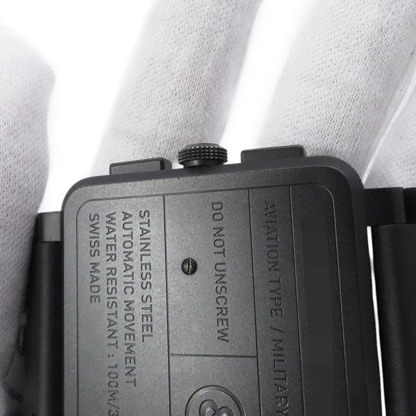 ベル＆ロス BR 03-94 ヘリテージ クロノグラフ ORANGELTD BR 03-94HERI-CA Bell & Ross 腕時計 黒文字盤