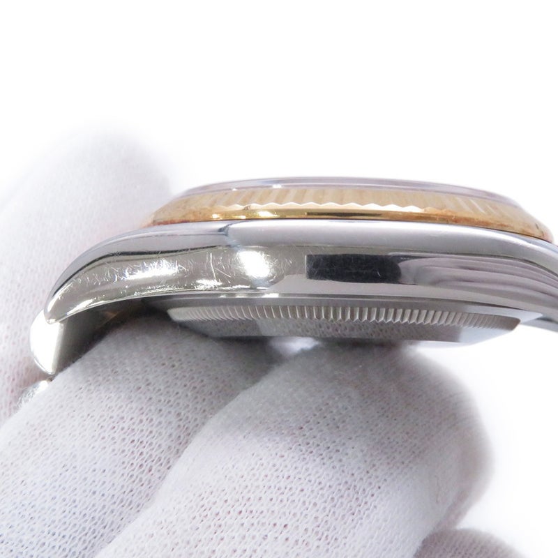 ロレックス デイトジャスト SS/K18YG 116233 ROLEX 腕時計 白文字盤