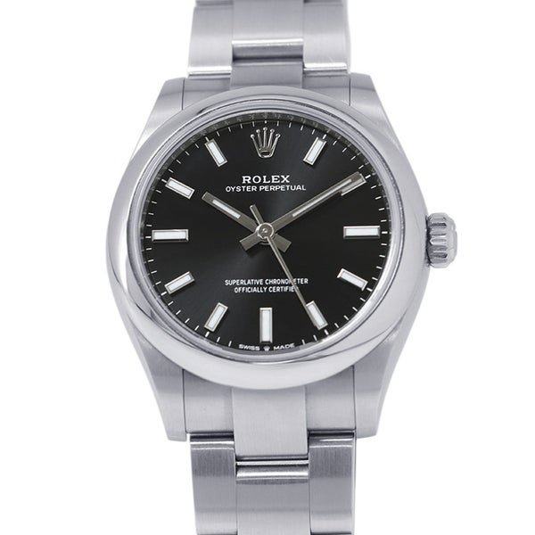 ロレックス オイスターパーペチュアル31 ランダムシリアル ルーレット 277200 ROLEX 腕時計 黒文字盤