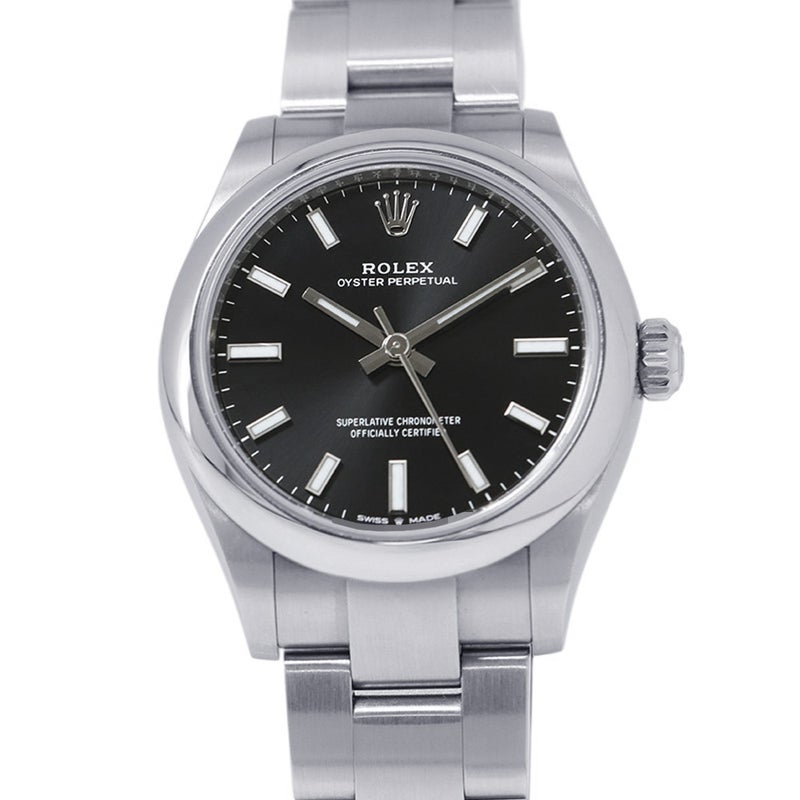 ロレックス オイスターパーペチュアル31 ランダムシリアル ルーレット 277200 ROLEX 腕時計 黒文字盤