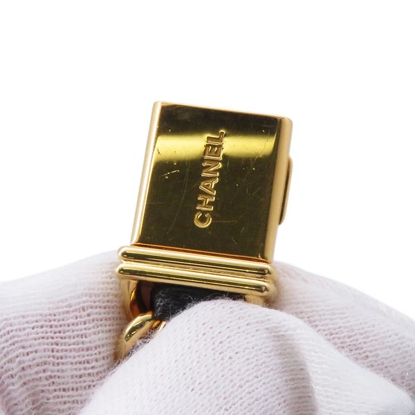 シャネル プルミエール M H0001 CHANEL 腕時計 レディース 黒文字盤