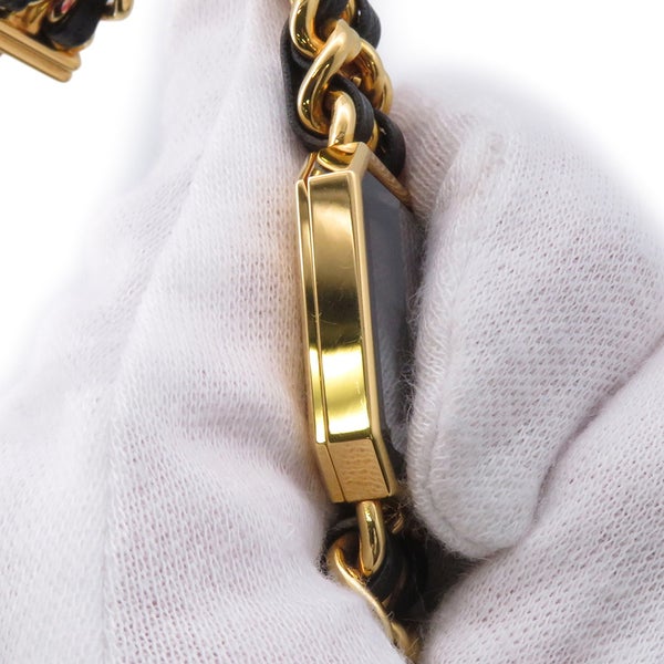 シャネル プルミエール M H0001 CHANEL 腕時計 レディース 黒文字盤