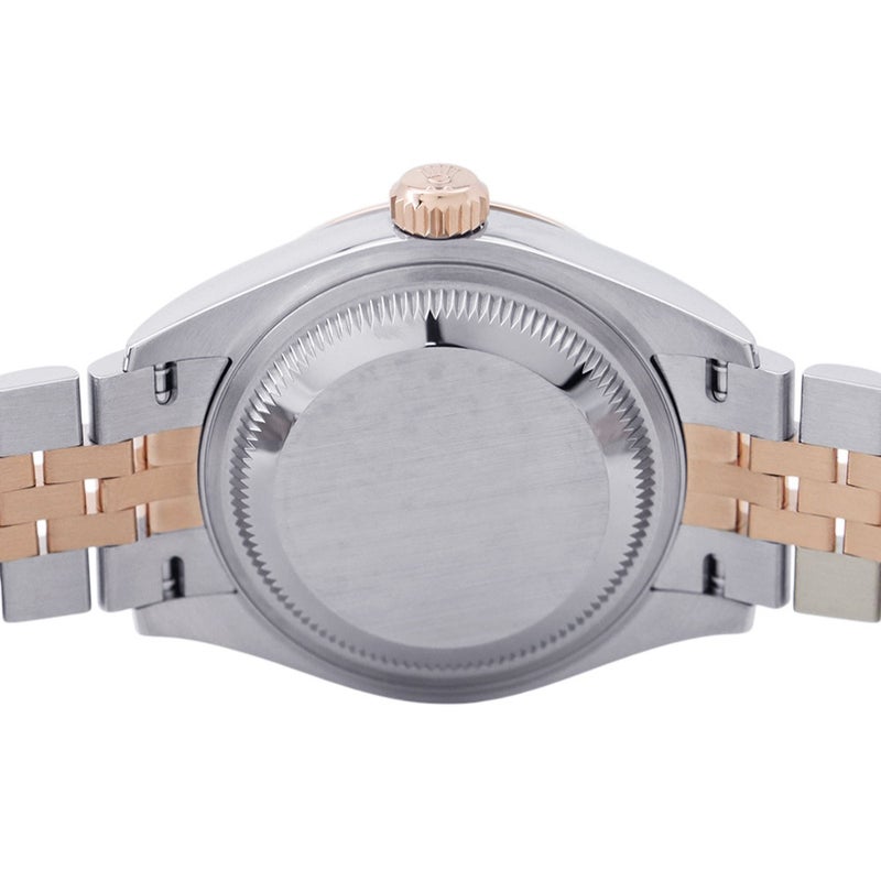 ロレックス レディ デイトジャスト SS/K18PG 279171G オーベルジーヌ文字盤 10PD