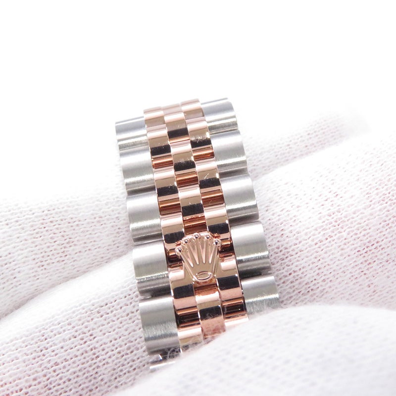 ロレックス レディ デイトジャスト SS/K18PG 279171G オーベルジーヌ文字盤 10PD