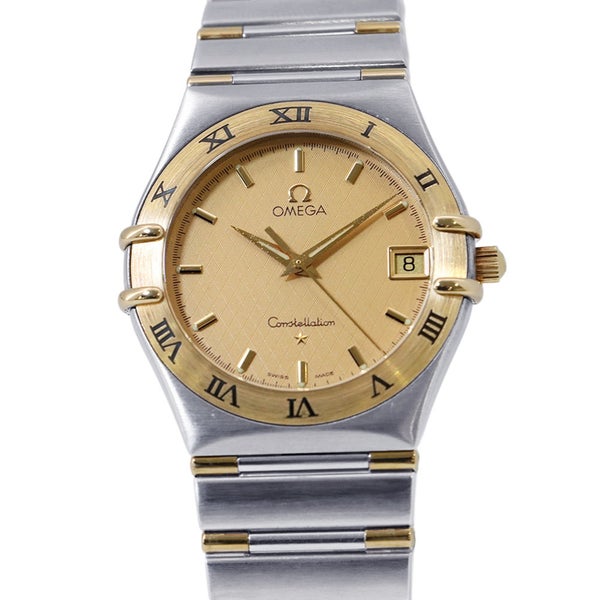 オメガ コンステレーション 1312.10.00 OMEGA 腕時計 イエロー文字盤