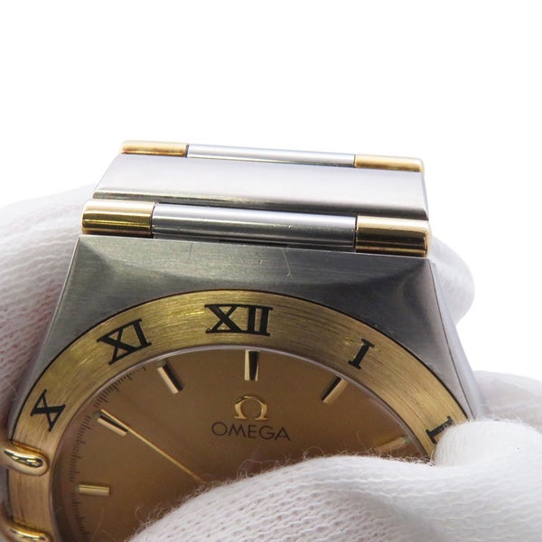 オメガ コンステレーション 1312.10.00 OMEGA 腕時計 イエロー文字盤