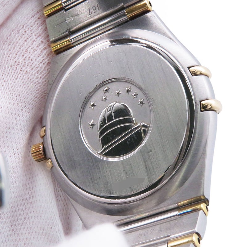 オメガ コンステレーション 1312.10.00 OMEGA 腕時計 イエロー文字盤