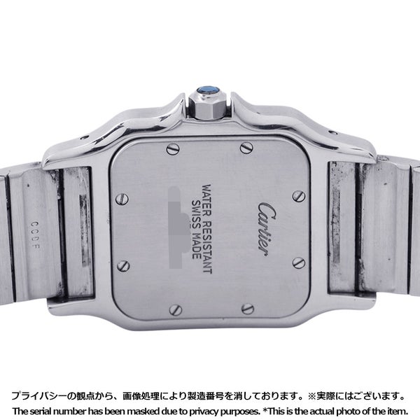 カルティエ サントスガルベ LM W20018D6 Cartier 腕時計 アイボリー文字盤