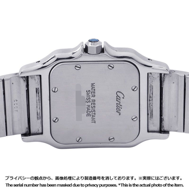 カルティエ サントスガルベ LM W20018D6 Cartier 腕時計 アイボリー文字盤