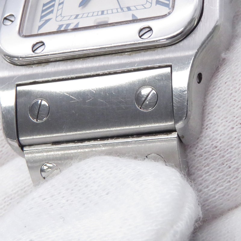 カルティエ サントスガルベ LM W20018D6 Cartier 腕時計 アイボリー文字盤