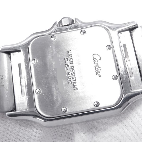 カルティエ サントスガルベ LM W20018D6 Cartier 腕時計 アイボリー文字盤