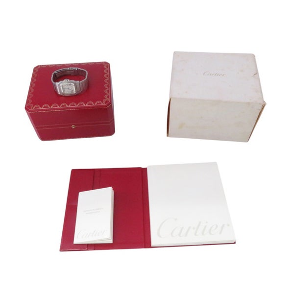 カルティエ サントスガルベ LM W20018D6 Cartier 腕時計 アイボリー文字盤