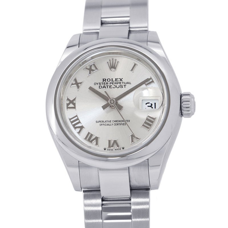 ロレックス レディ デイトジャスト ランダムシリアル ルーレット 279160 ROLEX 腕時計 シルバー文字盤