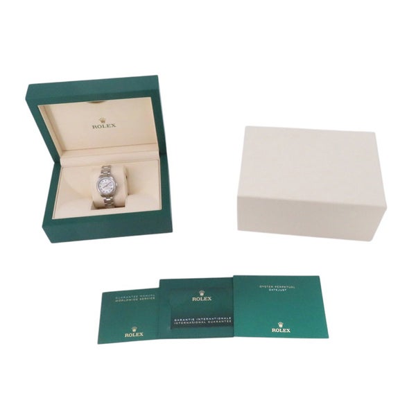 ロレックス レディ デイトジャスト ランダムシリアル ルーレット 279160 ROLEX 腕時計 シルバー文字盤