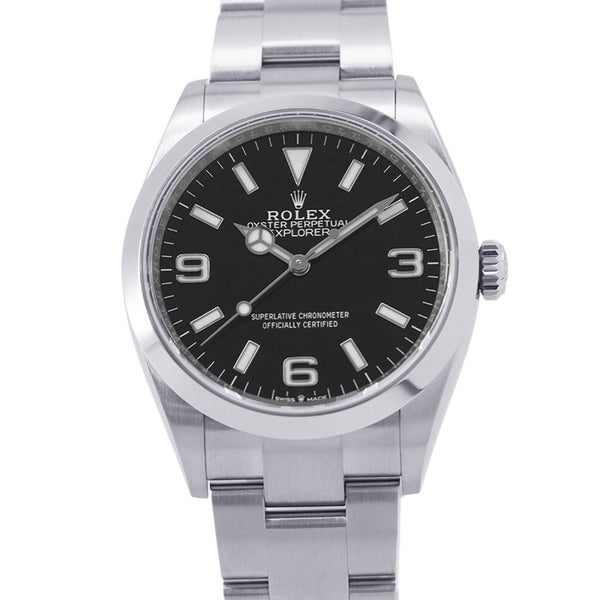 ロレックス エクスプローラー1 ランダムシリアル ルーレット 124270 ROLEX 腕時計 ウォッチ 黒文字盤