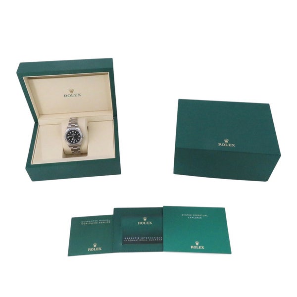 ロレックス エクスプローラー1 ランダムシリアル ルーレット 124270 ROLEX 腕時計 ウォッチ 黒文字盤