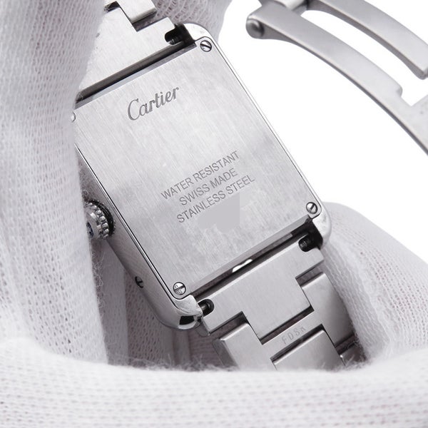カルティエ タンクソロ SM W5200013 Cartier 腕時計 ウォッチ シルバー文字盤 レディース