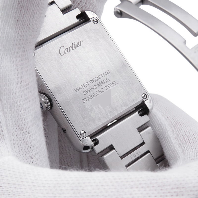 カルティエ タンクソロ SM W5200013 Cartier 腕時計 ウォッチ シルバー文字盤 レディース