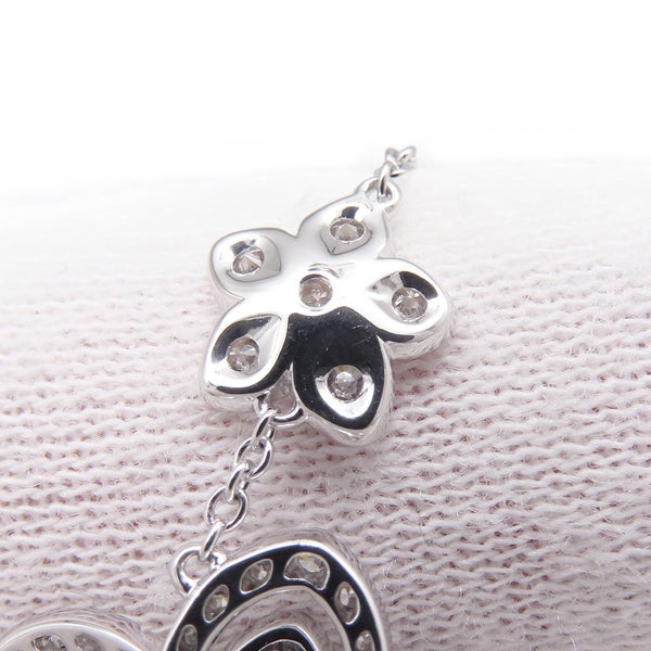 グラフ ネックレス ワイルドフラワー ダブル ダイヤモンド ペンダント ダイヤ 計0.66ct K18WGホワイトゴールド RGP790 GRAFF