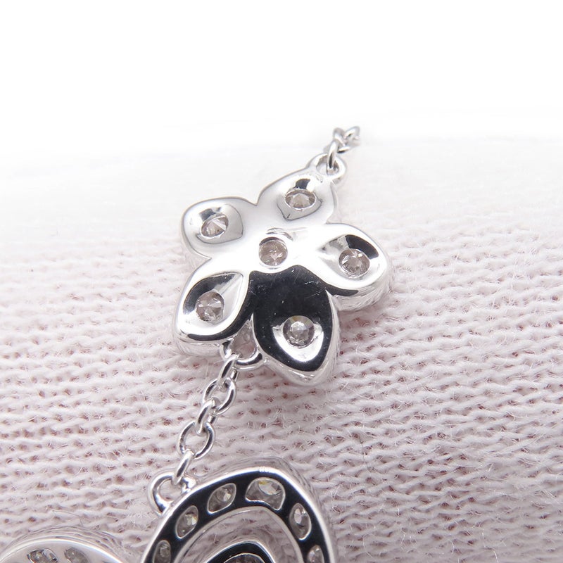 グラフ ネックレス ワイルドフラワー ダブル ダイヤモンド ペンダント ダイヤ 計0.66ct K18WGホワイトゴールド RGP790 GRAFF