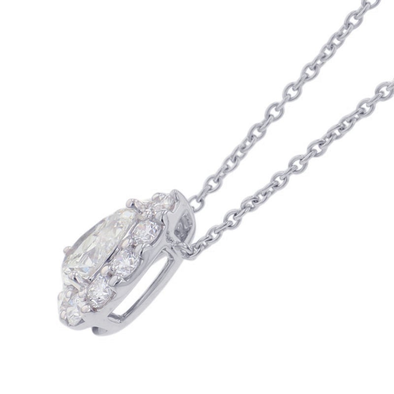 グラフ ネックレス アイコン ペアシェイプ ダイヤモンド ペンダント RGP707 ダイヤ 中石0.53ct K18WGホワイトゴールド