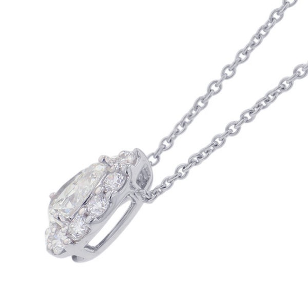 グラフ ネックレス アイコン ペアシェイプ ダイヤモンド ペンダント RGP707 ダイヤ 中石0.53ct K18WGホワイトゴールド