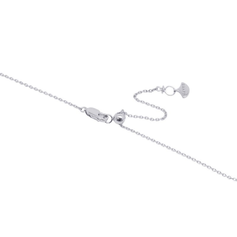 グラフ ネックレス アイコン ペアシェイプ ダイヤモンド ペンダント RGP707 ダイヤ 中石0.53ct K18WGホワイトゴールド