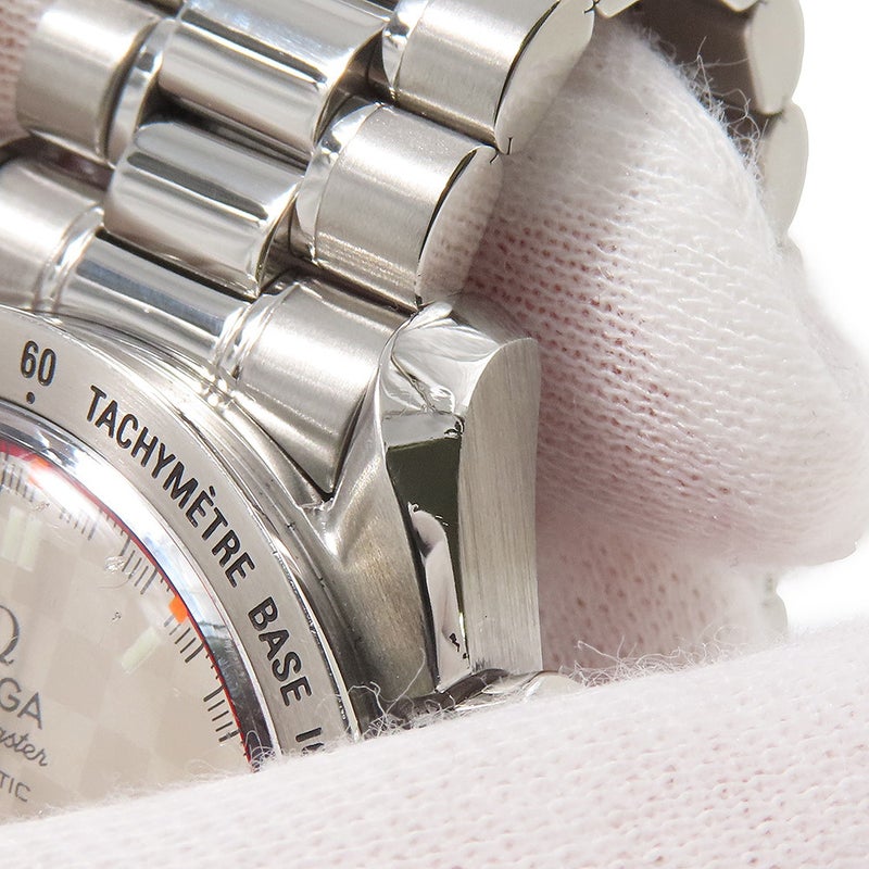 オメガ スピードマスター レーシング ミハエル・シューマッハ 限定4000本 3517.30.00 シルバー文字盤