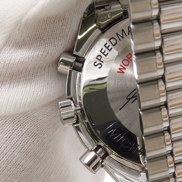 オメガ スピードマスター レーシング ミハエル・シューマッハ 限定4000本 3517.30.00 シルバー文字盤