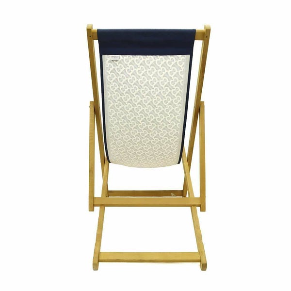 バーバリー デッキチェア TBモノグラム 折りたたみ ビーチ ウッド コットン 椅子 BURBERRY