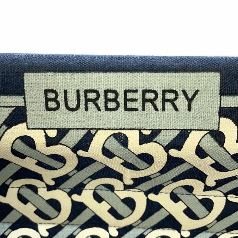 バーバリー デッキチェア TBモノグラム 折りたたみ ビーチ ウッド コットン 椅子 BURBERRY