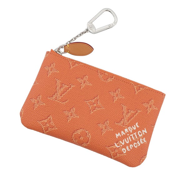 ルイヴィトン カードケース モノグラム・ヘリテージ カードキーケース ポシェット・クレ  S M27142 オレンジ