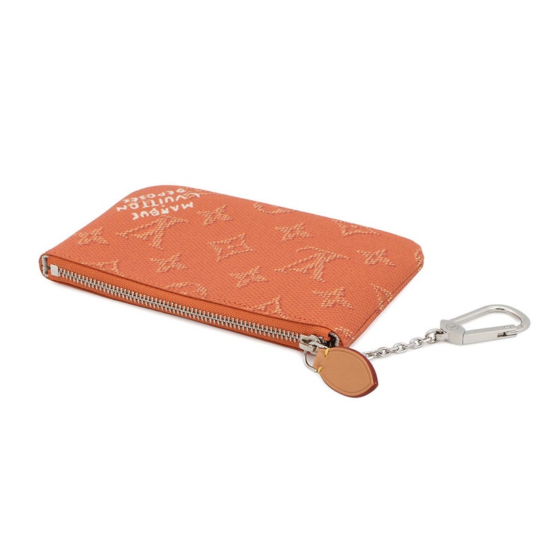 ルイヴィトン カードケース モノグラム・ヘリテージ カードキーケース ポシェット・クレ  S M27142 オレンジ