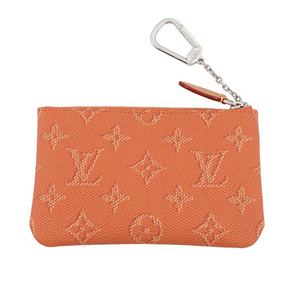 ルイヴィトン カードケース モノグラム・ヘリテージ カードキーケース ポシェット・クレ  S M27142 オレンジ