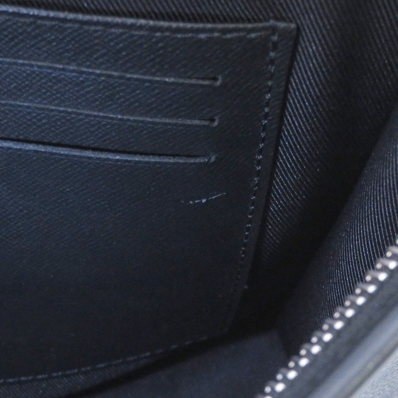 ルイヴィトン クラッチバッグ ダミエ・グラフィット ポシェット･ヴォワヤージュ N41696 メンズ 黒 ブラック